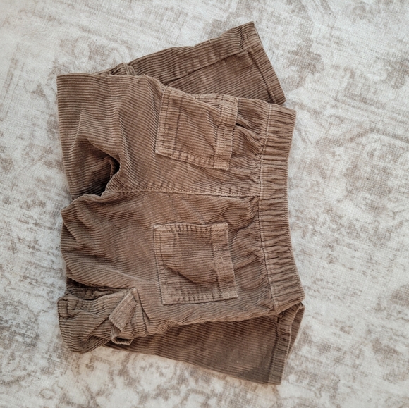Old Navy Boys Brown Corduroy Cargo Pants Size 4T - Picture 2 of 5